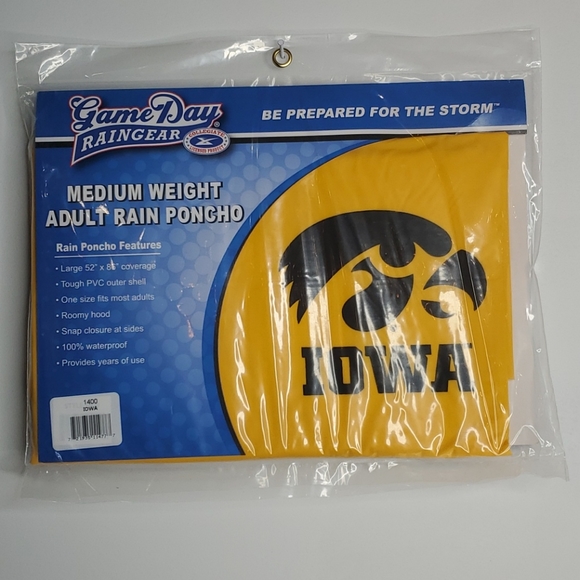 Other - Iowa Hawkeye Game Day Poncho